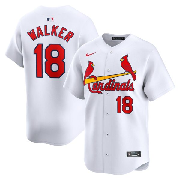 Jordan Walker St. Louis Cardinals Nike Home Limited Player Jersey – White –