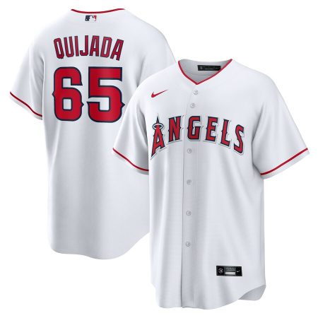 José Quijada Los Angeles Angels Nike Home  Replica Player Jersey – White –