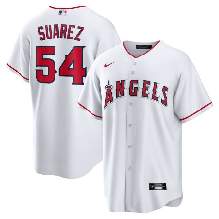 José Suarez Los Angeles Angels Nike Home Replica Player Jersey – White –