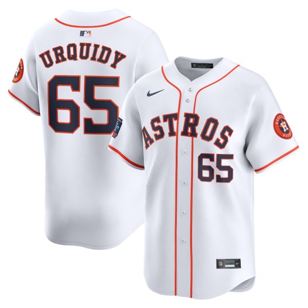 Jose Urquidy Houston Astros Nike 2024 MLB World Tour Mexico City Series Home Limited Player Jersey – White –