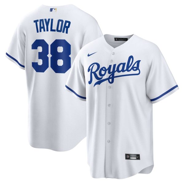 Josh Taylor Kansas City Royals Nike Home Replica Player Jersey – White –
