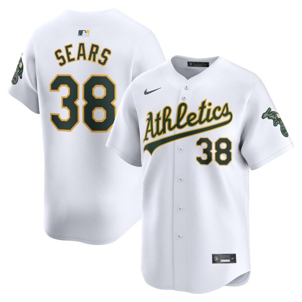 JP Sears Oakland Athletics Nike Home Limited Player Jersey – White –