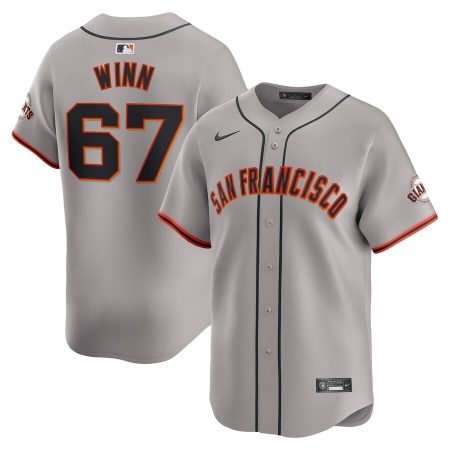 Keaton Winn San Francisco Giants Nike Away Limited Player Jersey – Gray –