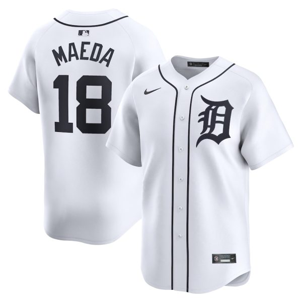 Kenta Maeda Detroit Tigers Nike Home Limited Player Jersey – White –