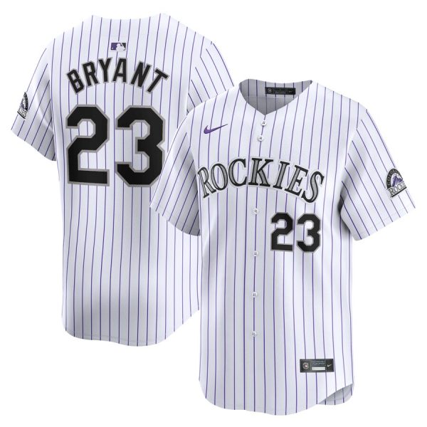 Kris Bryant Colorado Rockies Nike Home Limited Player Jersey – White –