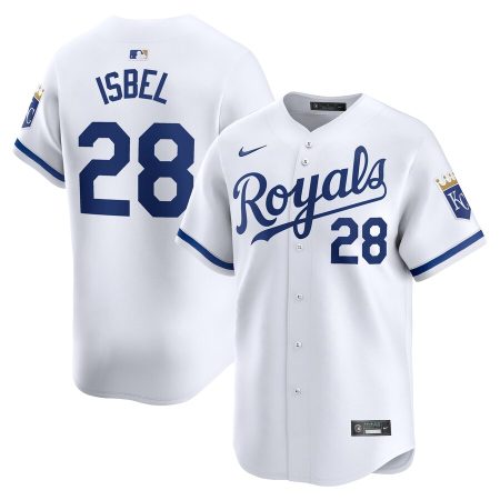 Kyle Isbel Kansas City Royals Nike Home Limited Player Jersey – White –