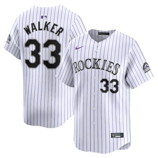 Larry Walker Colorado Rockies Nike Home Limited Player Jersey – White –