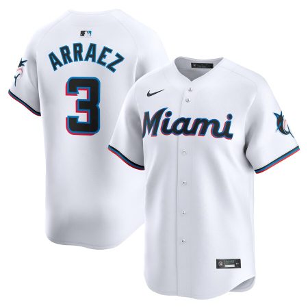 Luis Arraez Miami Marlins Nike Home Limited Player Jersey – White –