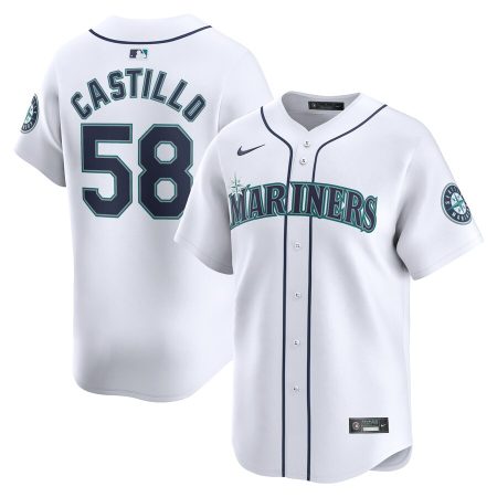 Luis Castillo Seattle Mariners Nike Home Limited Player Jersey – White –