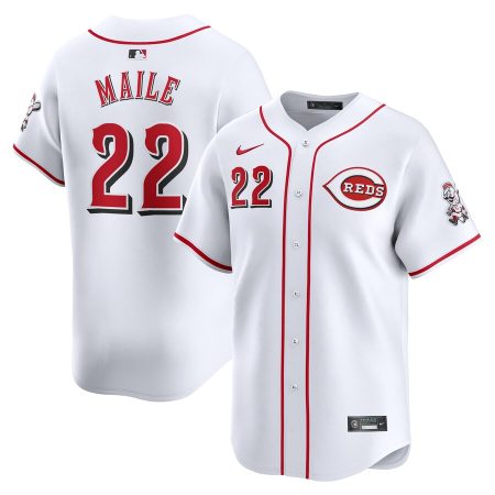 Luke Maile Cincinnati Reds Nike Home Limited Player Jersey – White –