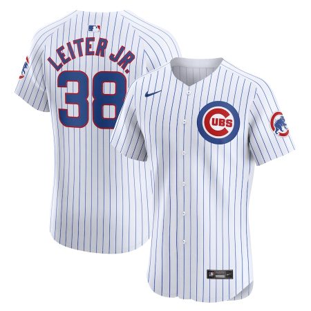 Mark Leiter Jr. Chicago Cubs Nike Home Elite Player Jersey – White –