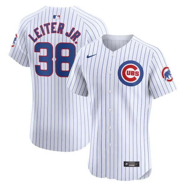 Mark Leiter Jr. Chicago Cubs Nike Home Elite Player Jersey – White –