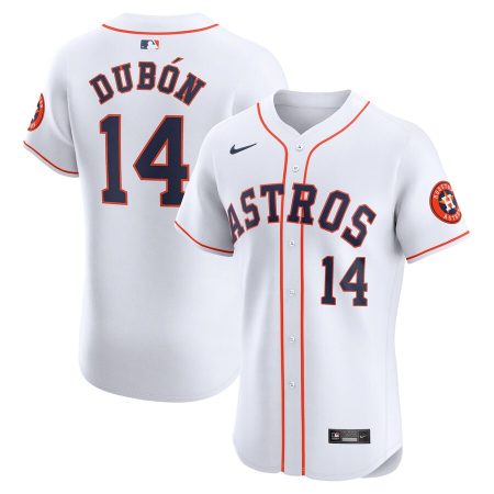 Mauricio Dubon Houston Astros Nike Home Elite Player Jersey – White –