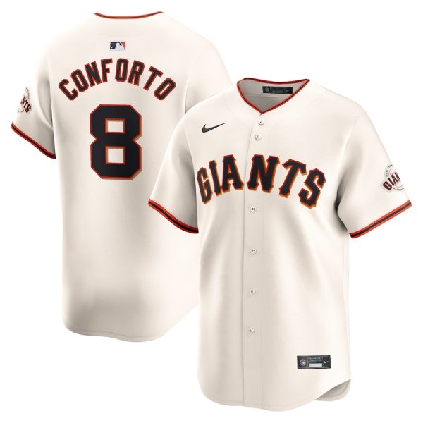 Michael Conforto San Francisco Giants Nike Home Limited Player Jersey – Cream –