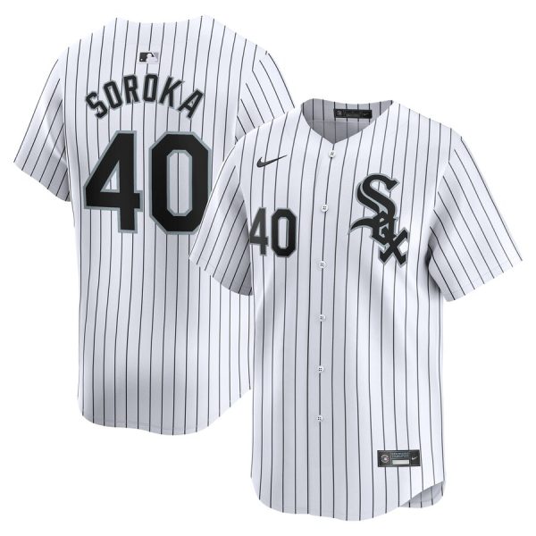 Michael Soroka Chicago White Sox Nike Home Limited Player Jersey – White –