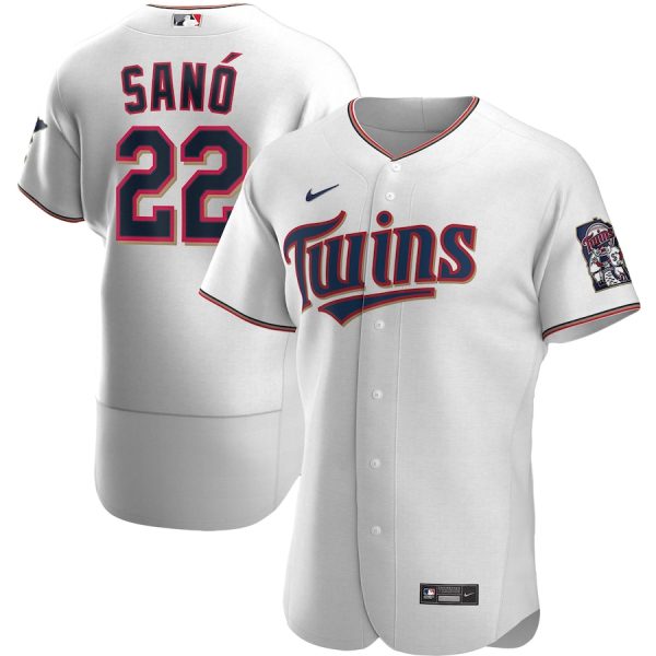 Miguel Sano Minnesota Twins Nike Home Player Jersey – White –