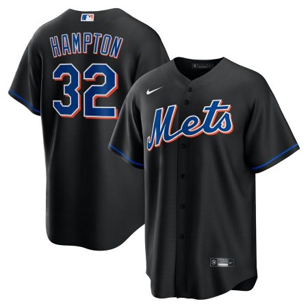 Mike Hampton New York Mets Nike 2022 Alternate Replica Player Jersey – Black –
