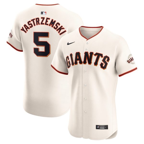 Mike Yastrzemski San Francisco Giants Nike Home Elite Player Jersey – Cream –