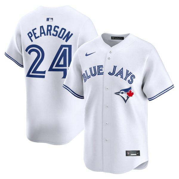 Nate Pearson Toronto Blue Jays Nike Home Limited Player Jersey – White –