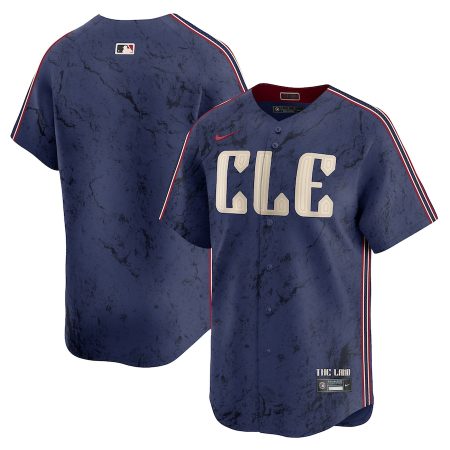 Men’s Cleveland Guardians Nike Navy 2024 City Connect Limited Jersey –