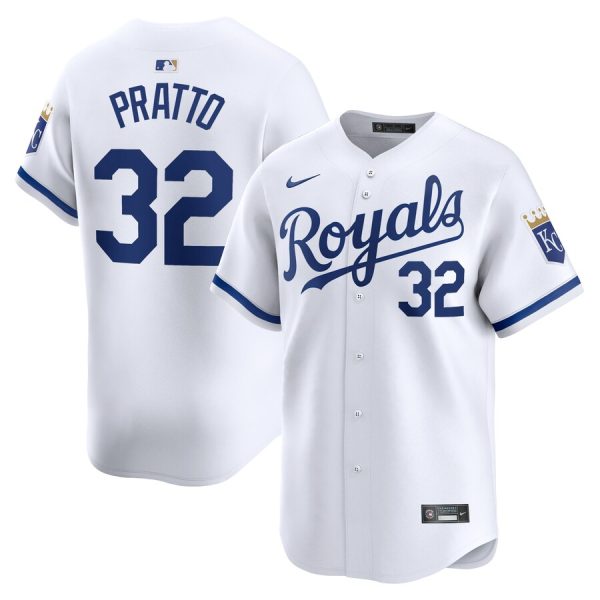 Nick Pratto Kansas City Royals Nike Home Limited Player Jersey – White –