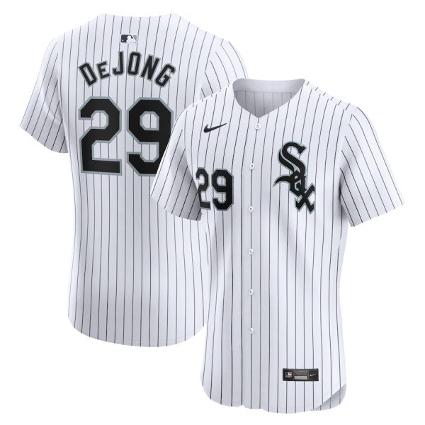 Paul DeJong Chicago White Sox Nike Home Elite Player Jersey – White –