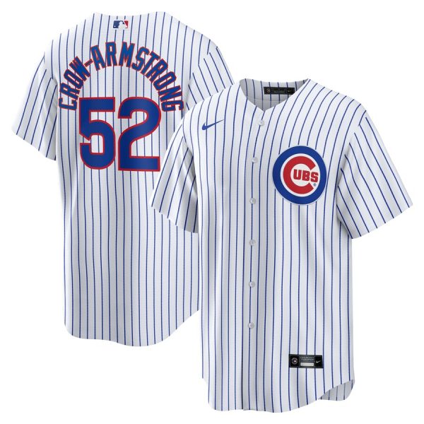 Pete Crow-Armstrong Chicago Cubs Nike Home Replica Player Jersey – White –