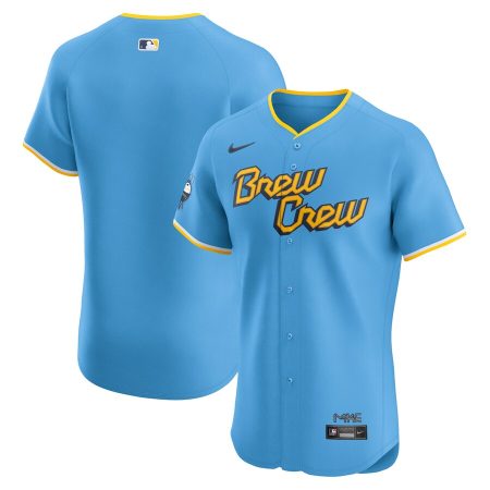 Milwaukee Brewers Nike City Connect Elite Jersey – Powder Blue –