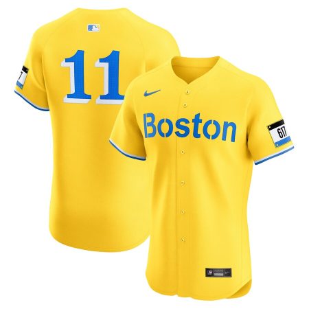Rafael Devers Boston Red Sox Nike City Connect Elite Jersey – Gold –