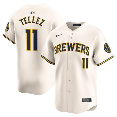 Rowdy Tellez Milwaukee Brewers Nike Home Limited Player Jersey – Cream –