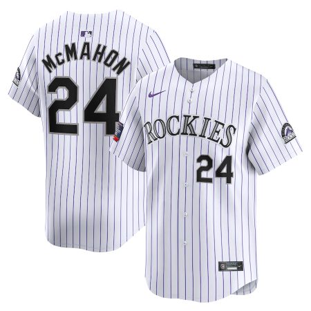 Ryan McMahon Colorado Rockies Nike 2024 MLB World Tour Mexico City Series Home Limited Player Jersey – White –