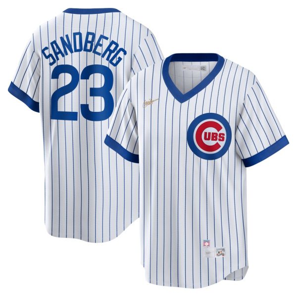 Ryne Sandberg Chicago Cubs Nike Home Cooperstown Collection Player Jersey – White –