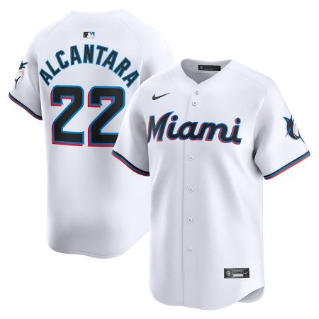 Sandy Alcantara Miami Marlins Nike Home Limited Player Jersey – White –