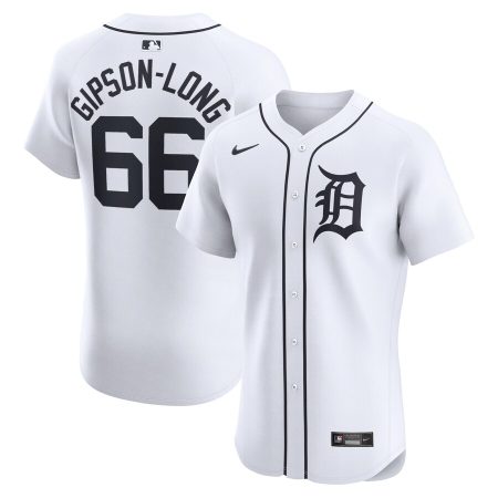 Sawyer Gipson-Long Detroit Tigers Nike Home Elite Player Jersey – White –