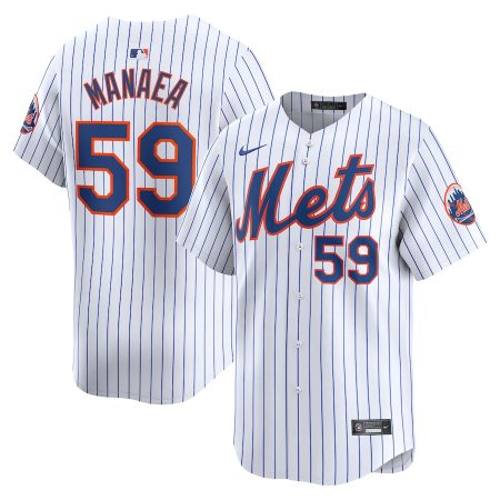 Sean Manaea New York Mets Nike Home Limited Player Jersey – White –