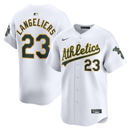 Shea Langeliers Oakland Athletics Nike Home Limited Player Jersey – White –