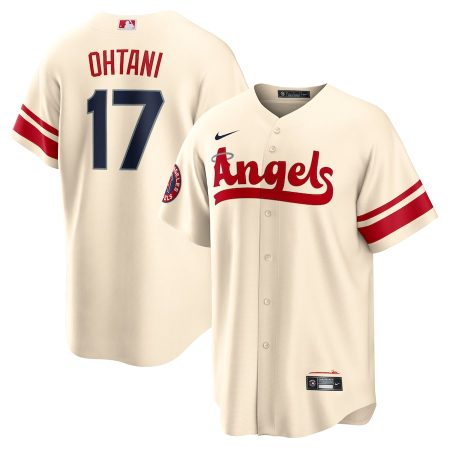 Shohei Ohtani Los Angeles Angels Nike City Connect Replica Player Jersey – Cream –