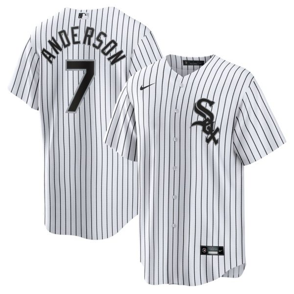 Tim Anderson Chicago White Sox Nike Home Replica Player Jersey – White –
