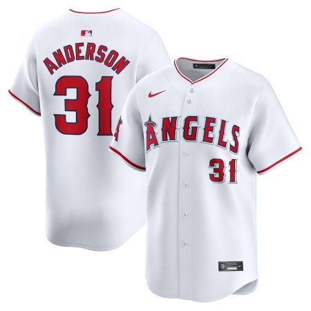 Tyler Anderson Los Angeles Angels Nike Home Limited Player Jersey – White –