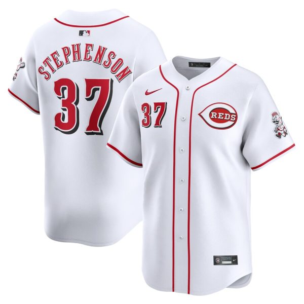 Tyler Stephenson Cincinnati Reds Nike Home Limited Player Jersey – White –