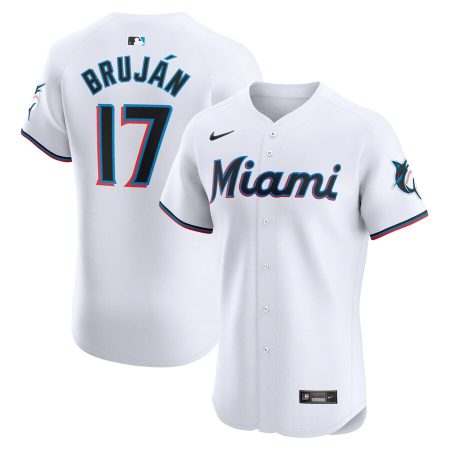 Vidal Brujan Miami Marlins Nike Home Elite Player Jersey – White –