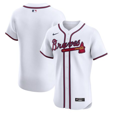 Atlanta Braves Nike Home Elite Jersey – White –