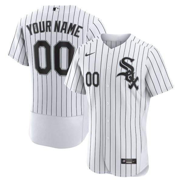 Chicago White Sox Nike Home Custom Jersey – White –