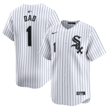 Chicago White Sox Nike #1 Dad Home Limited Jersey – White –