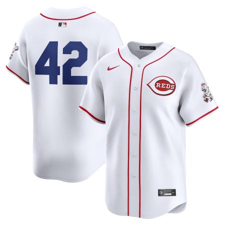Cincinnati Reds Nike 2024 Jackie Robinson Day Home Limited Jersey – White –