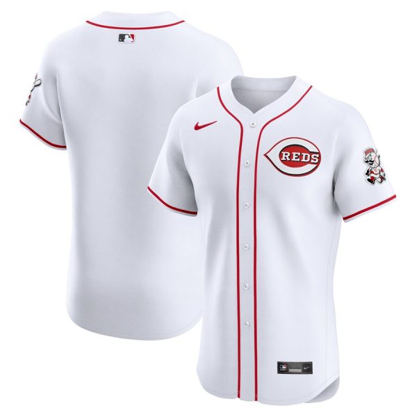 Cincinnati Reds Nike Home Elite Jersey – White –
