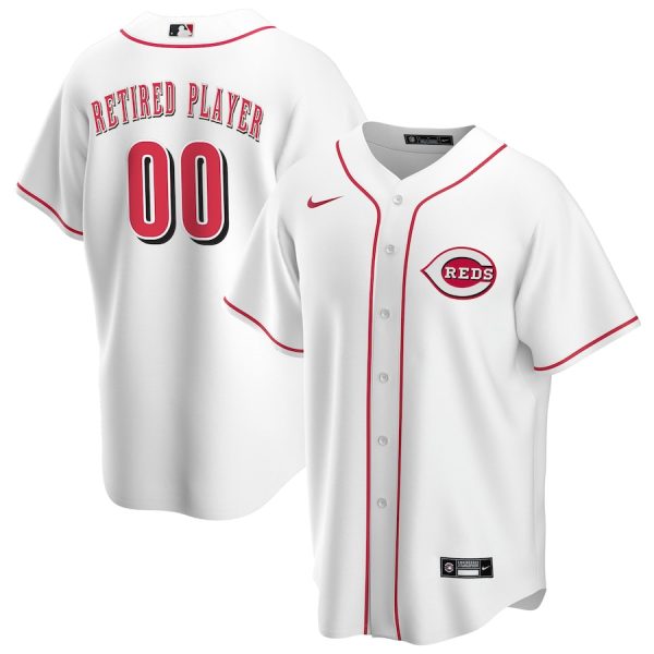 Cincinnati Reds Nike Home Pick-A-Player Retired Roster Replica Jersey – White –