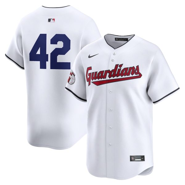 Cleveland Guardians Nike 2024 Jackie Robinson Day Home Limited Jersey – White –