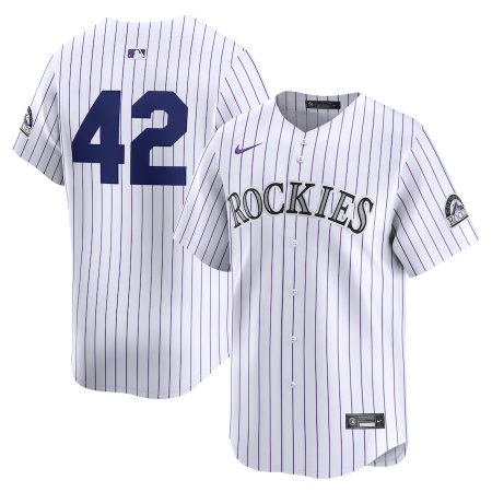 Colorado Rockies Nike 2024 Jackie Robinson Day Home Limited Jersey – White –