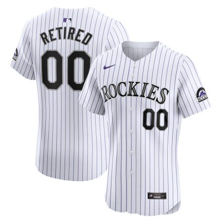 Colorado Rockies Nike Home Elite Pick-A-Player Retired Roster Jersey – White –